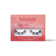 FlutterHabit The Sweetheart Lashes Set A: natural look and easy application.
