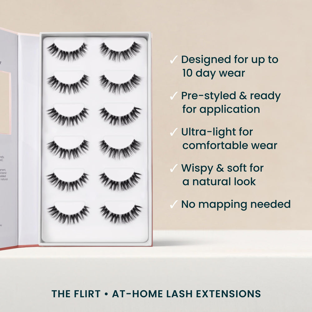 FlutterHabit The Flirt lashes show durable, water-resistant performance during daily activities