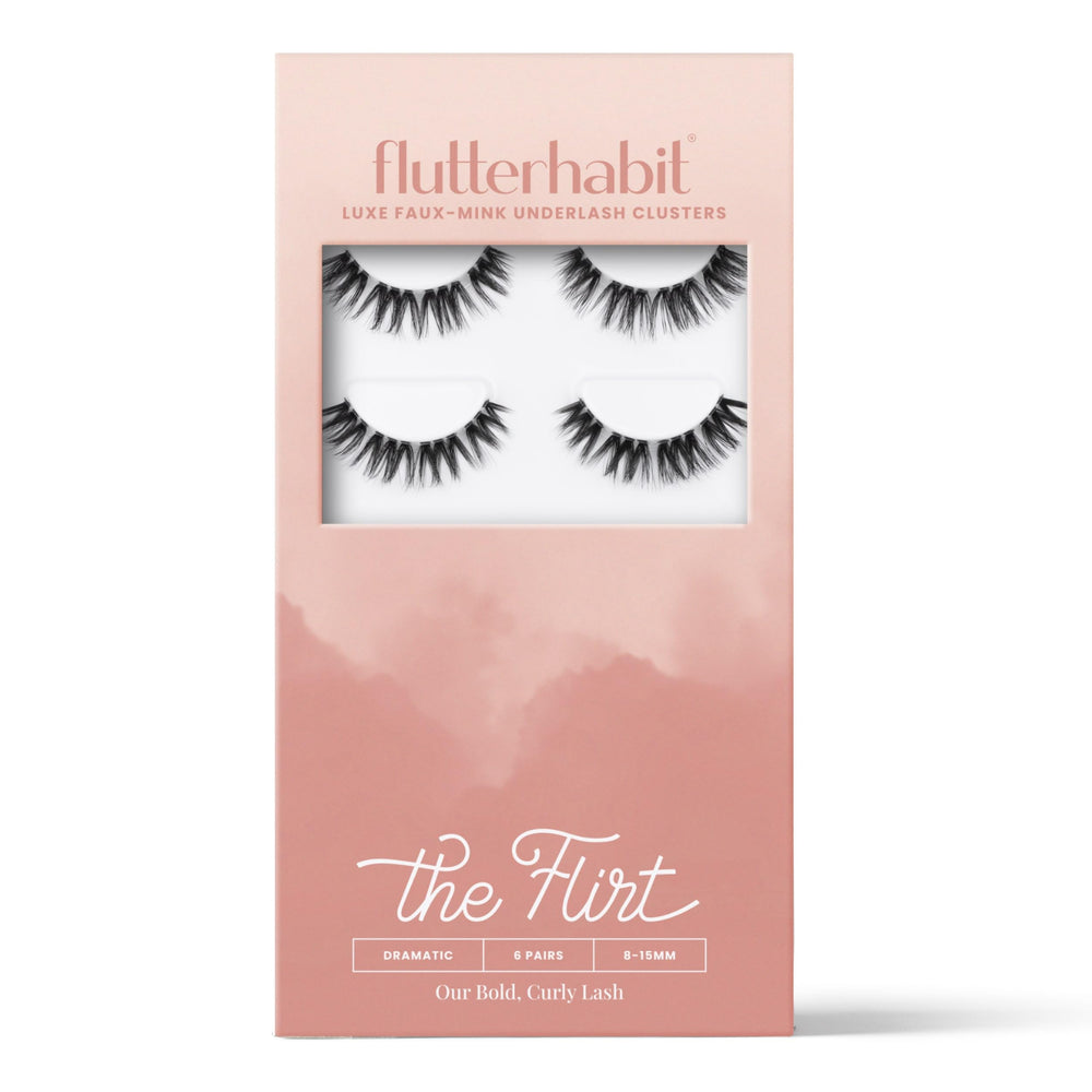 FlutterHabit The Flirt natural lashes pack for subtle daily enhancement