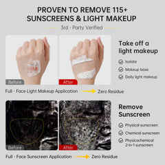 Flyleaf deep pore cleanser targets blackheads for clearer skin.