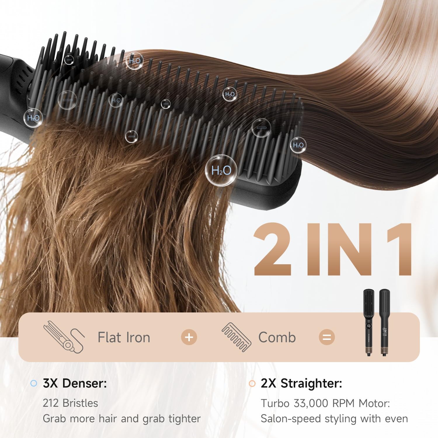 FLYZEMAA dual voltage design supports travel-ready styling worldwide.