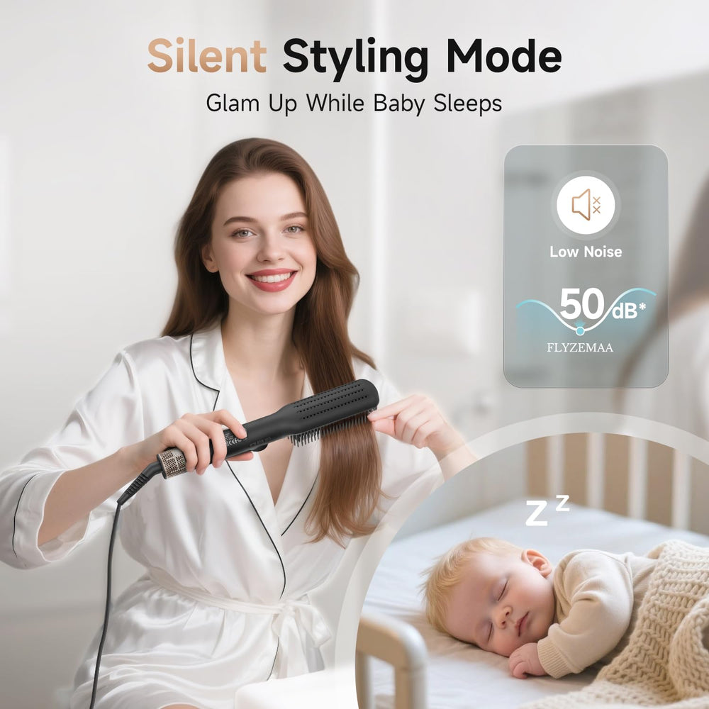 FLYZEMAA ergonomic handle and 360° swivel cord ensure comfortable control.