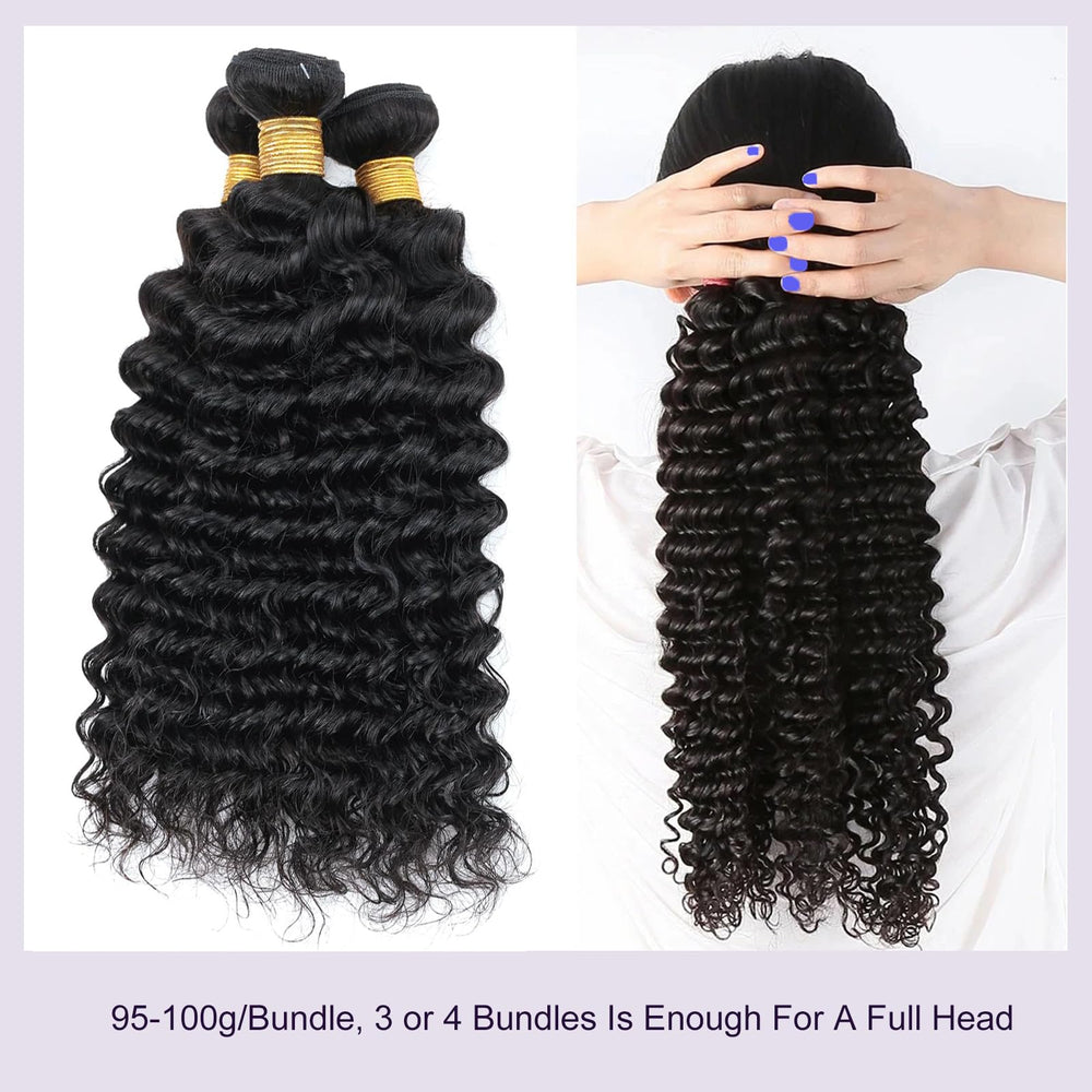 Flyzhuim Deep Wave wet and wavy texture for effortless, ready-to-wear styles.