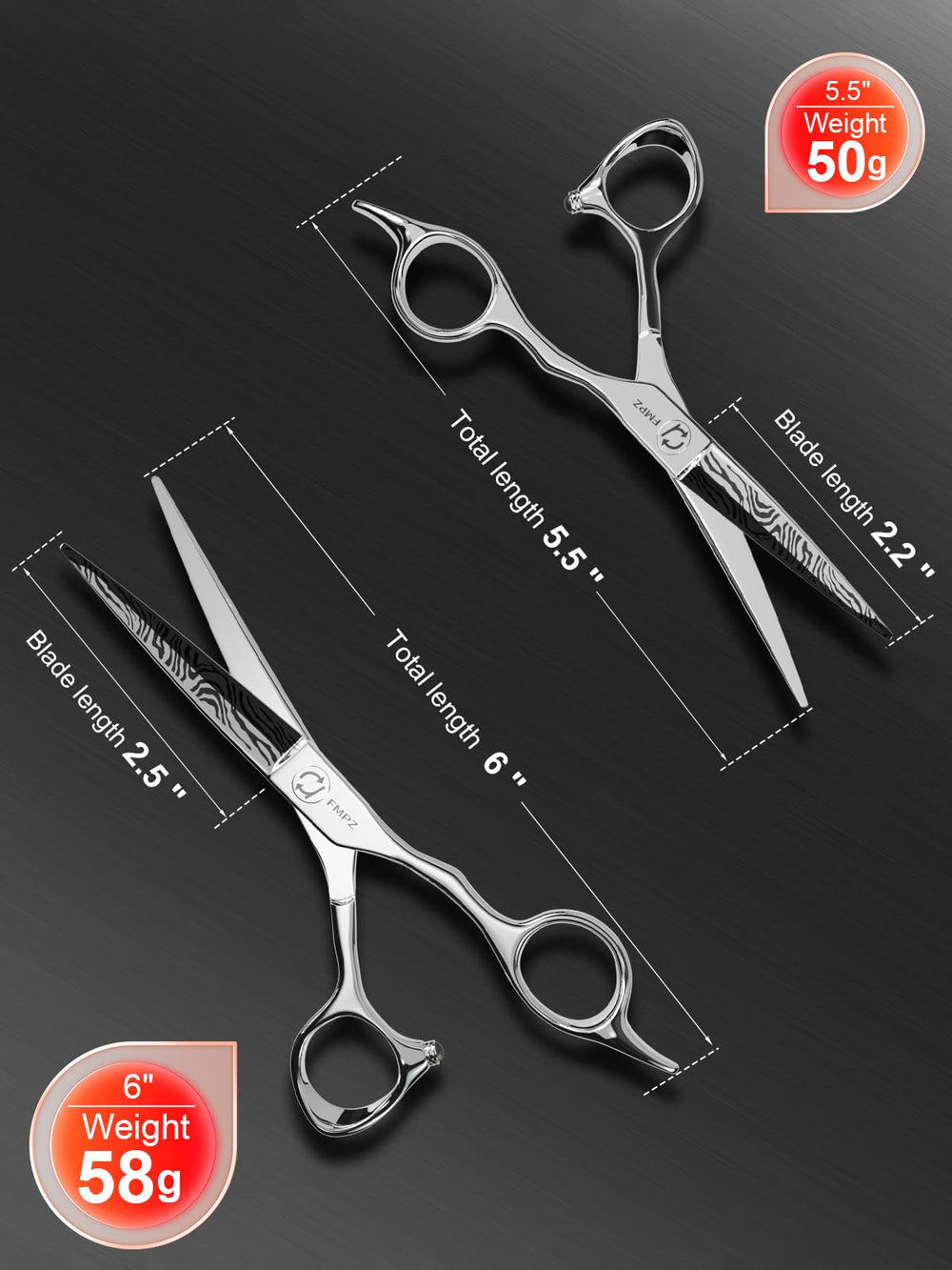 FMPZ 60HRC hardness for lasting sharpness in daily use