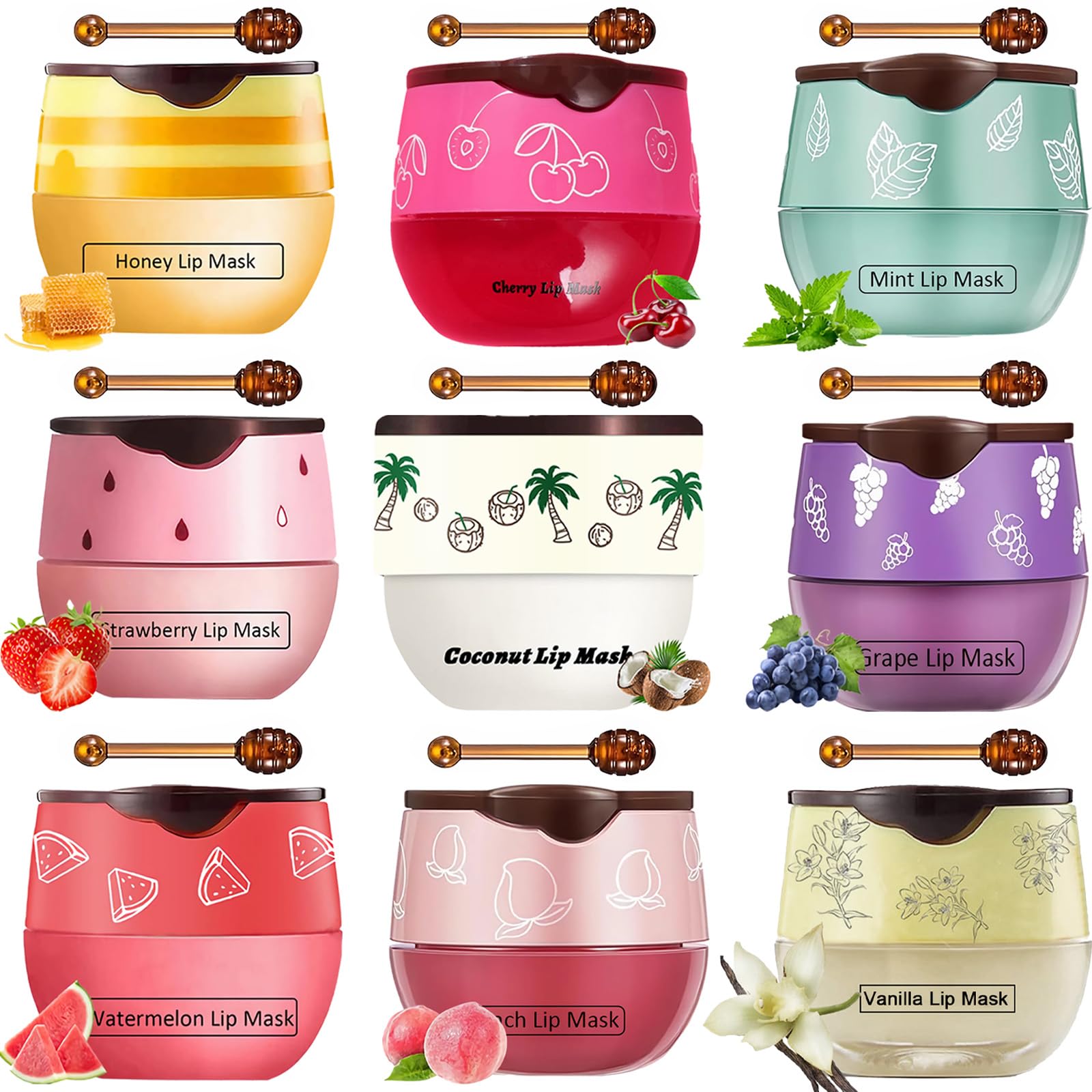 FNOLECY Bee Lip Balm Honey Pot jar for on-the-go hydration