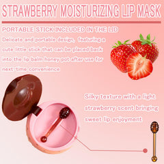 FNOLECY Cherry lip balm stick adds soft, comfortable lip nourishment