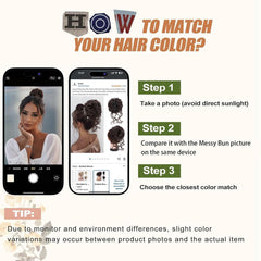Foaoit detachable clip option lets you switch to classic bun
