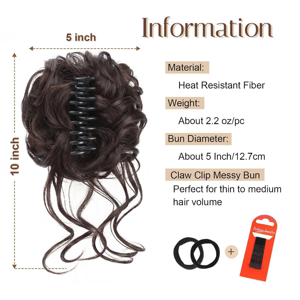 Foaoit light brown blend hair piece complements lighter tones with subtle shine