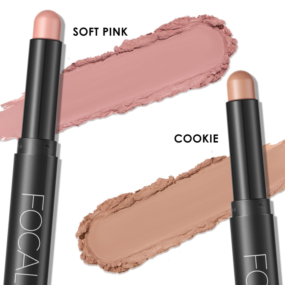 FOCALLURE Mocha Pink shade delivers shimmering color with minimal effort