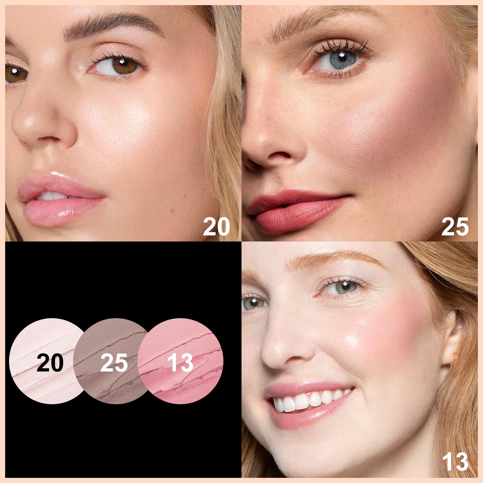 FOCALLURE bronzer stick swatch builds sun-kissed warmth without heaviness.