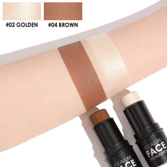 FOCALLURE bronzer stick shade for natural warmth and depth.