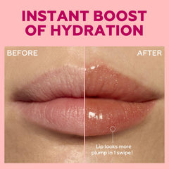 FOCALLURE Cinnamon Lip Plump gloss provides long-lasting hydration with high-shine shimmer.