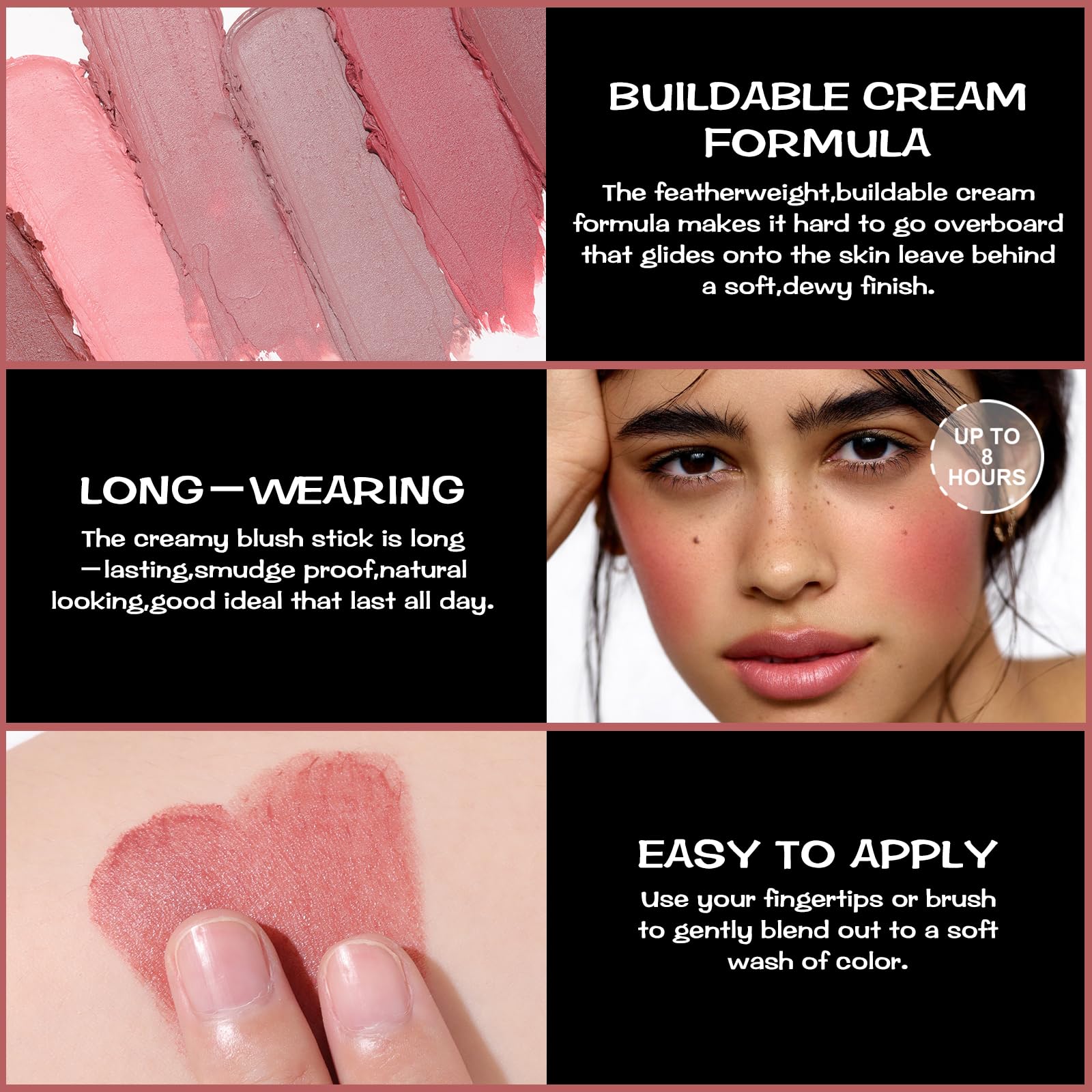 FOCALLURE Dark Rose lip swatch for cohesive look