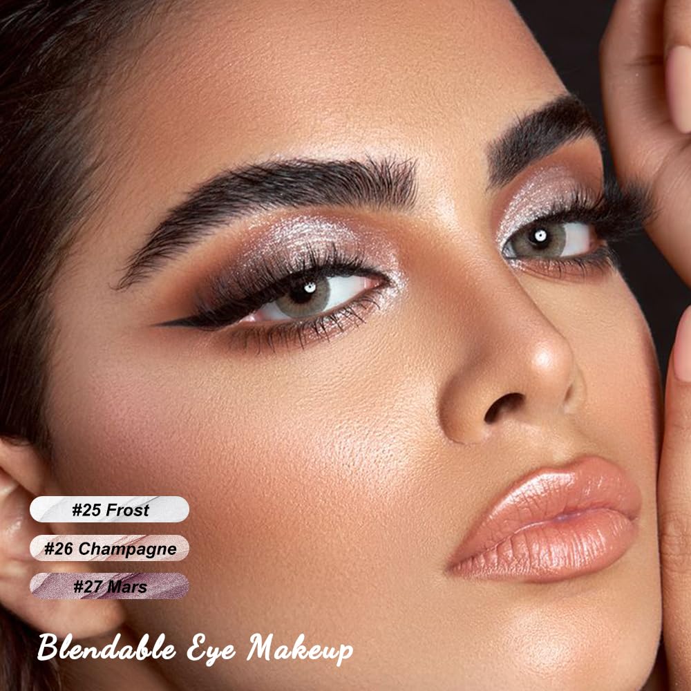 FOCALLURE cream eyeshadow glides smoothly for silk-like application.