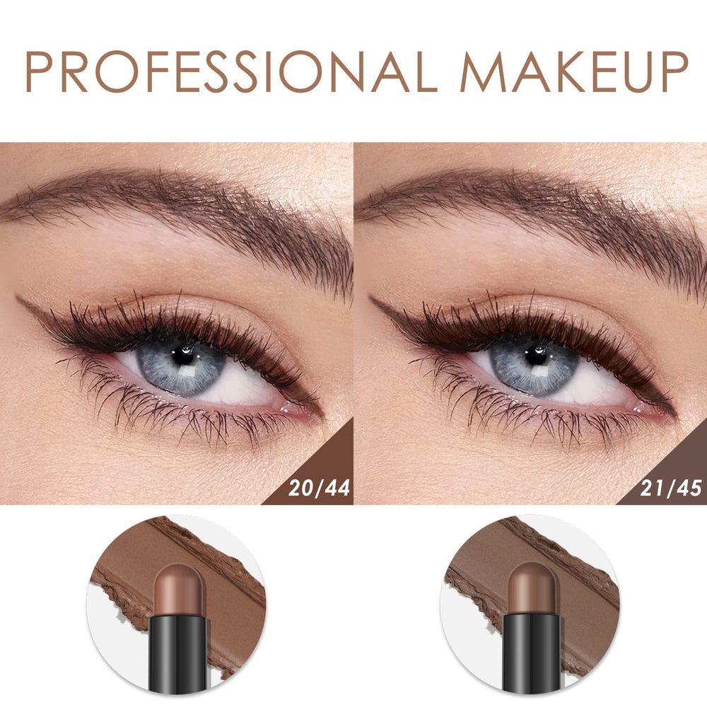 FOCALLURE crease-proof close-up demonstrates long-lasting eye makeup without fading