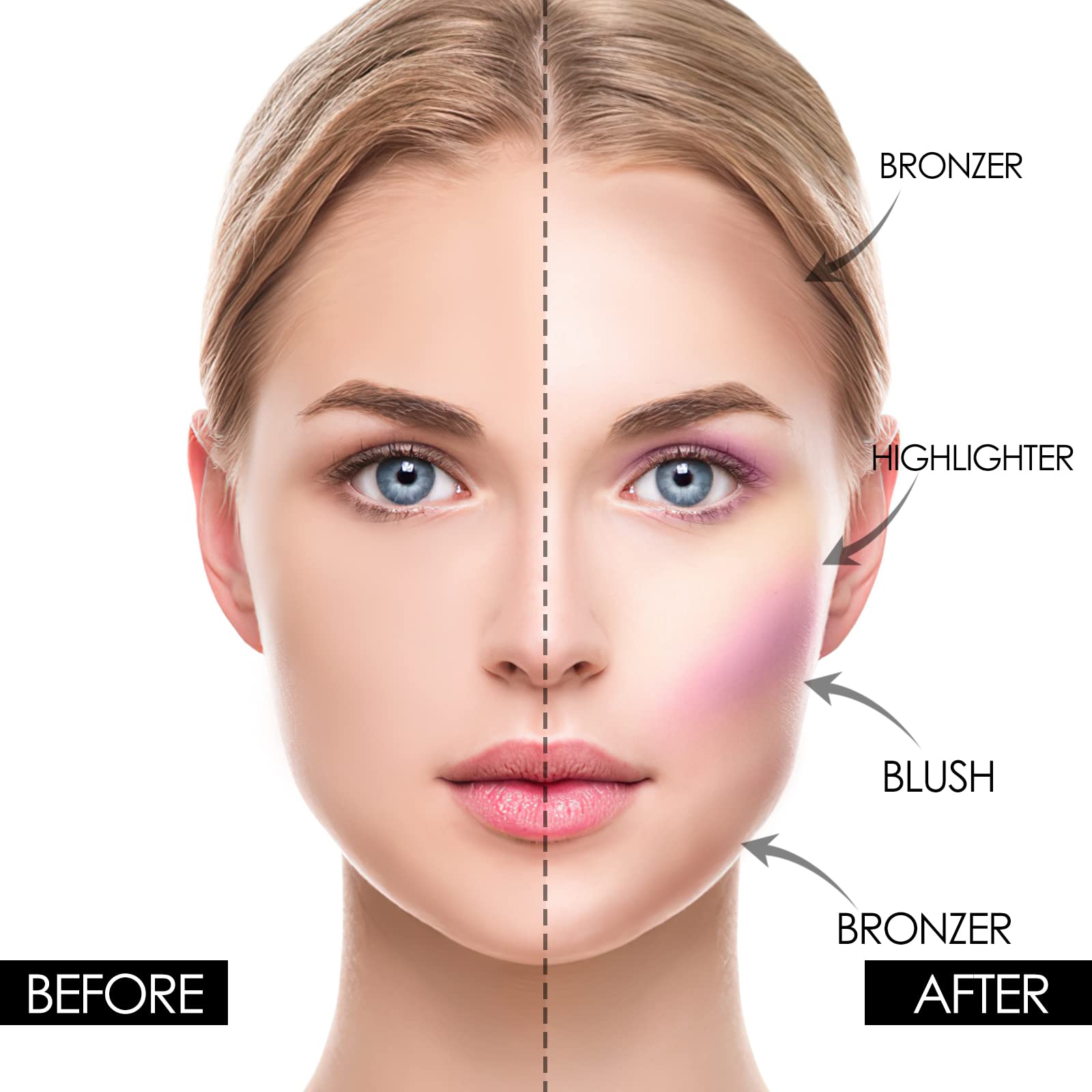 FOCALLURE cruelty-free vegan formula highlighted in product shot.