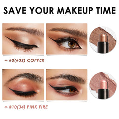 FOCALLURE dual-color look using two shades for dimensional eyes.
