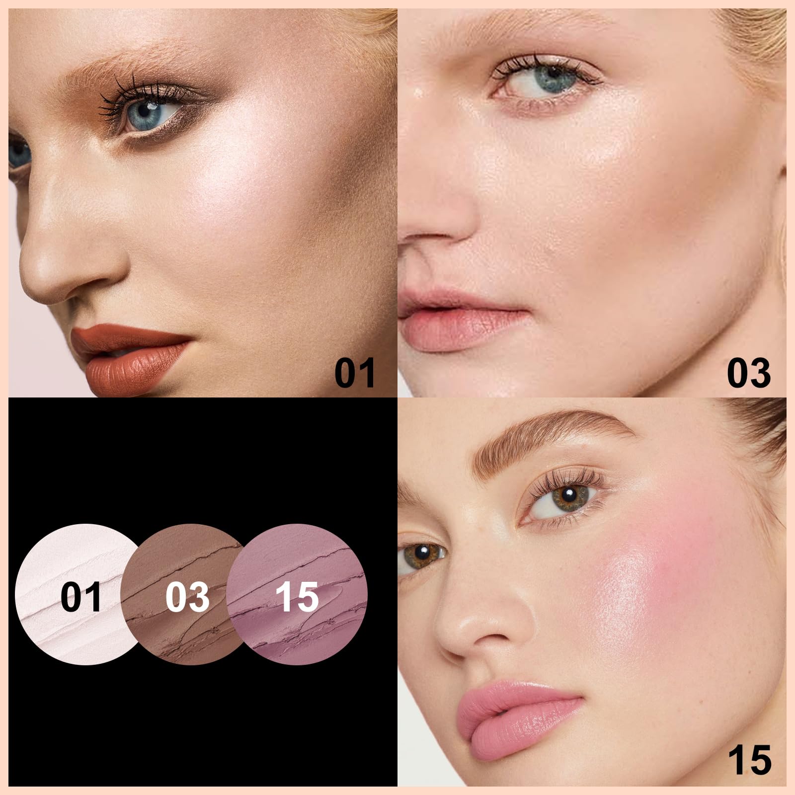 FOCALLURE easy application glides on smoothly for quick, precise shaping.
