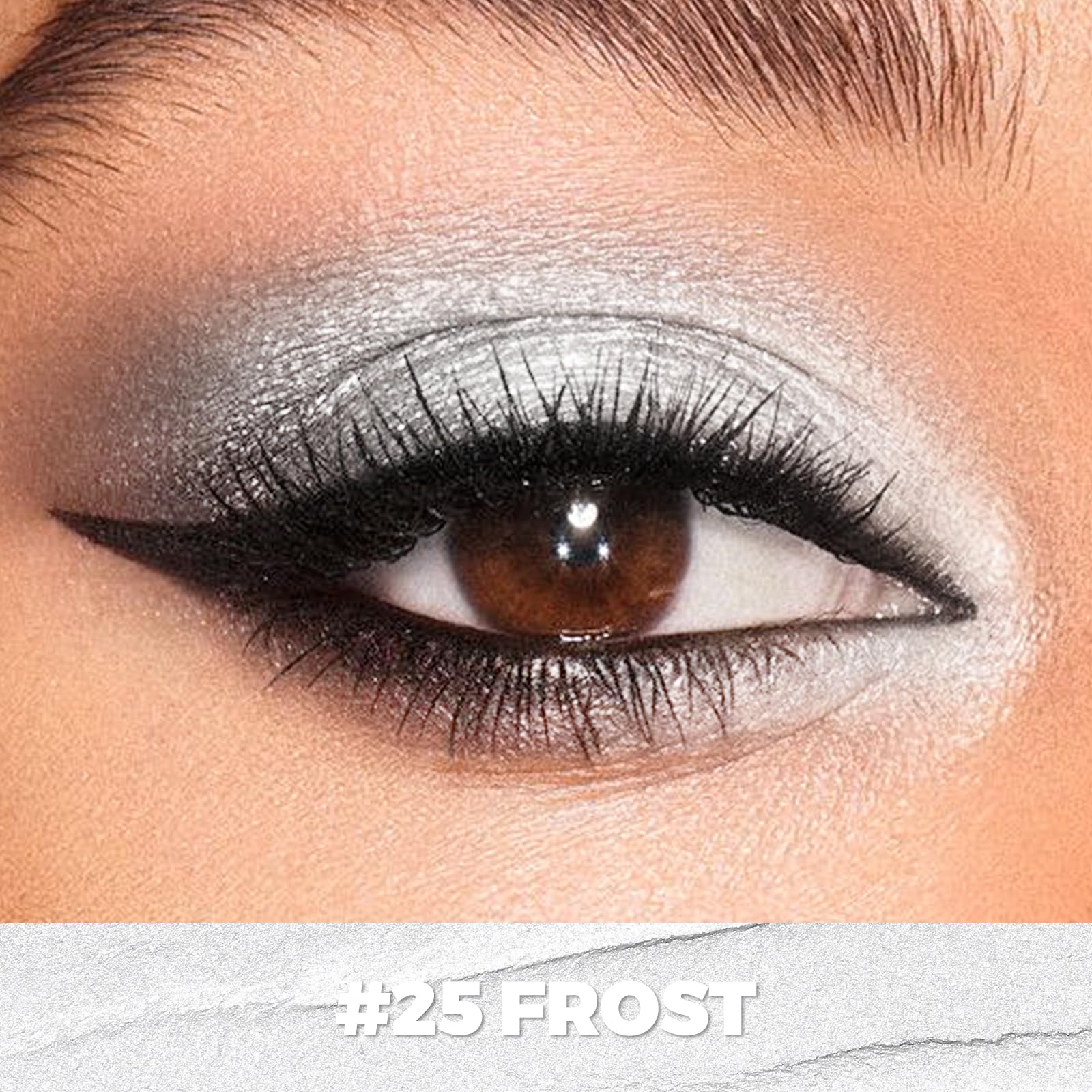 FOCALLURE Frost waterproof formula resists smudging during wear.