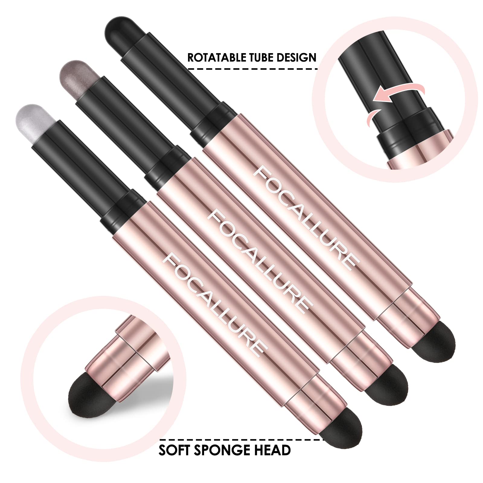 FOCALLURE Falling Sky on-the-go usage for quick touch-ups.