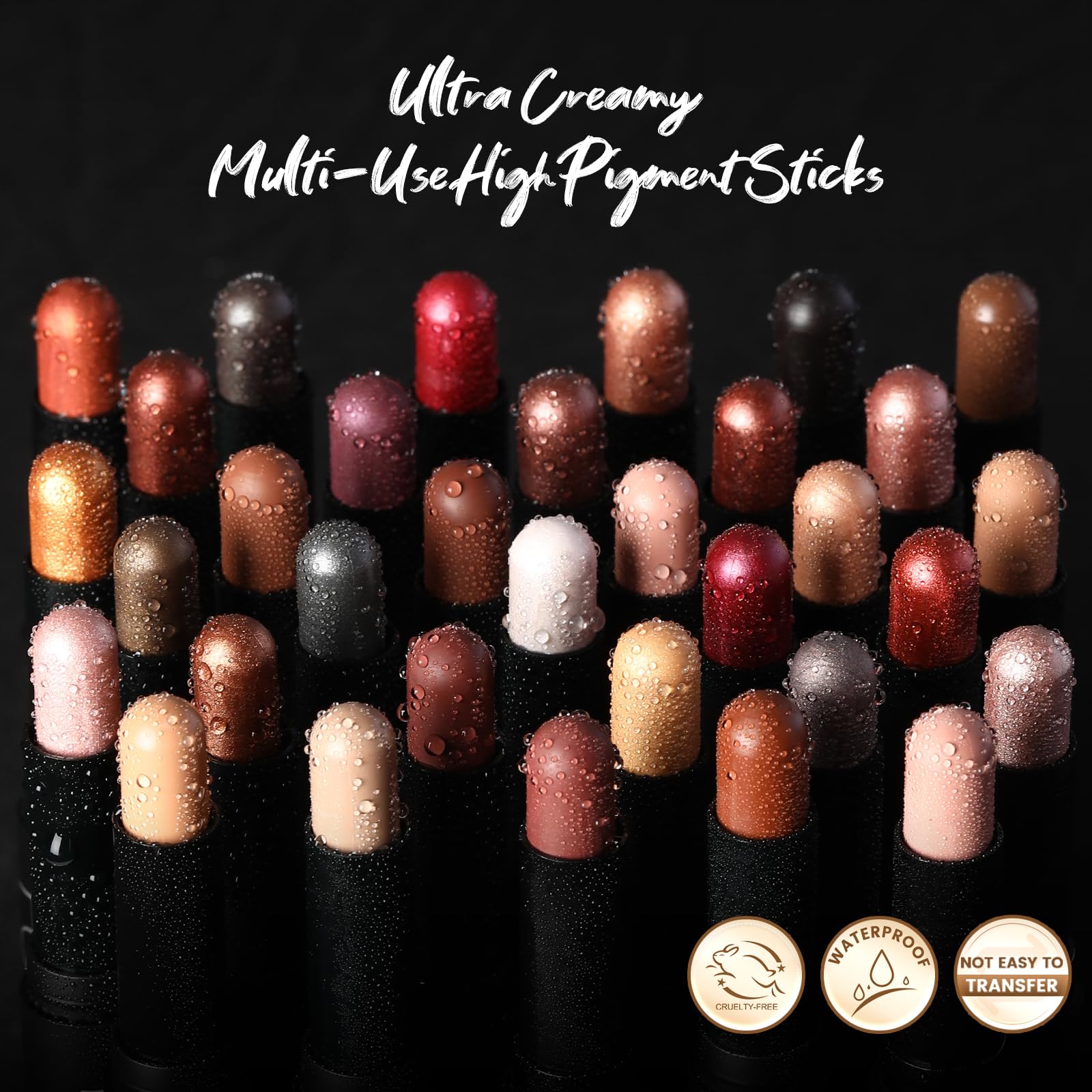 FOCALLURE fast daytime look with large-area swatches for speed.