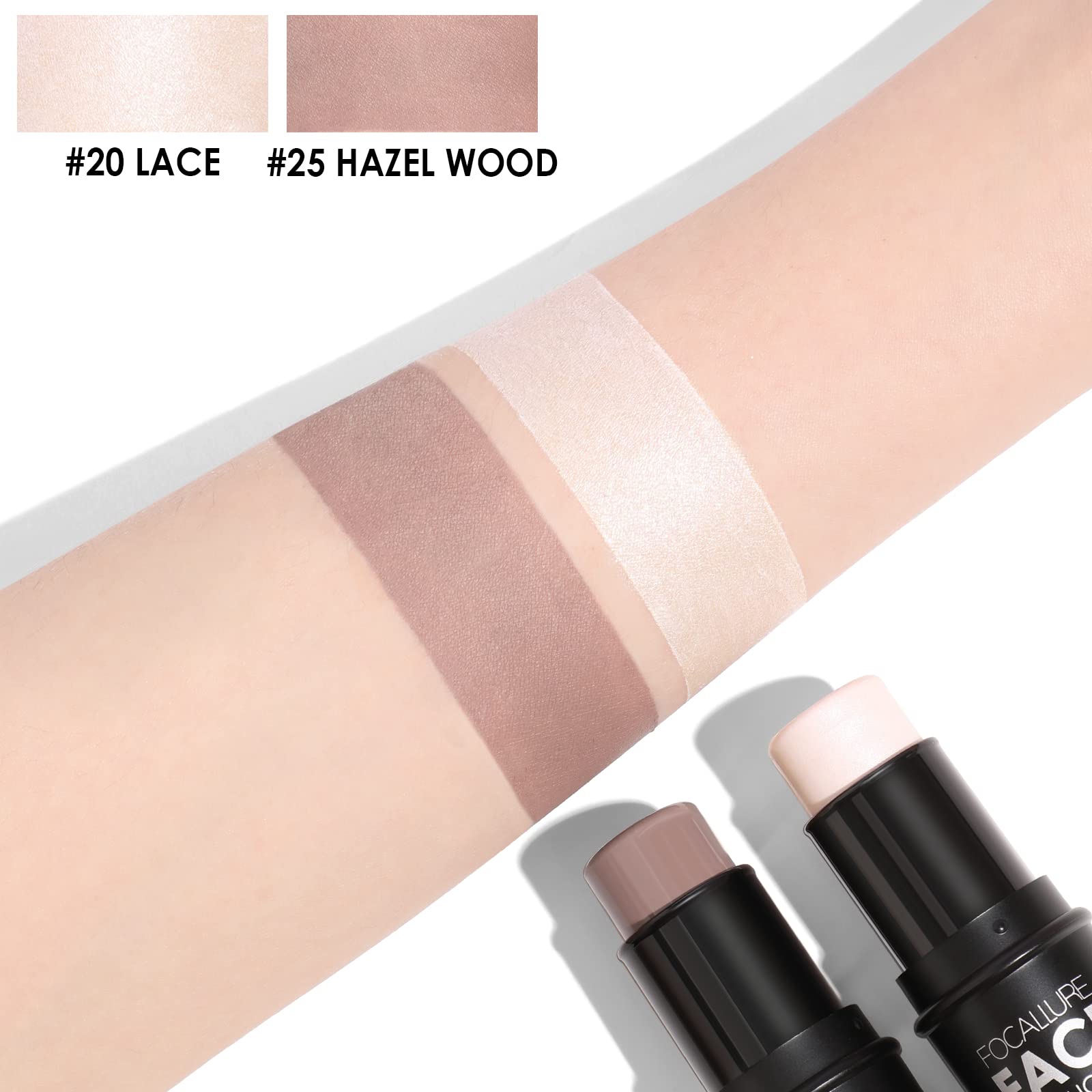 FOCALLURE highlighter-bronzer-application highlights warm glow with a smooth finish
