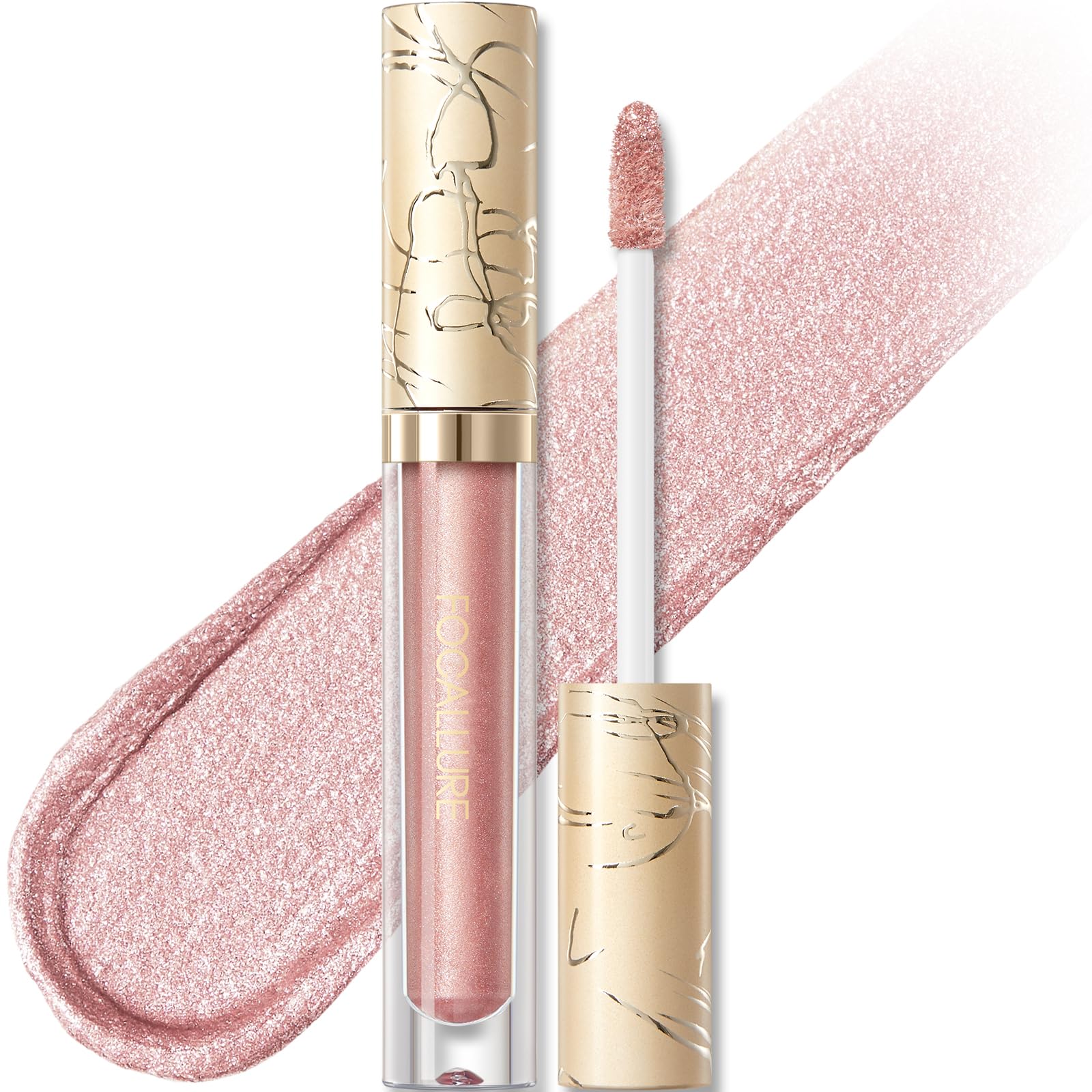 FOCALLURE Metallic Lipstick with shimmering color for bold lips that last