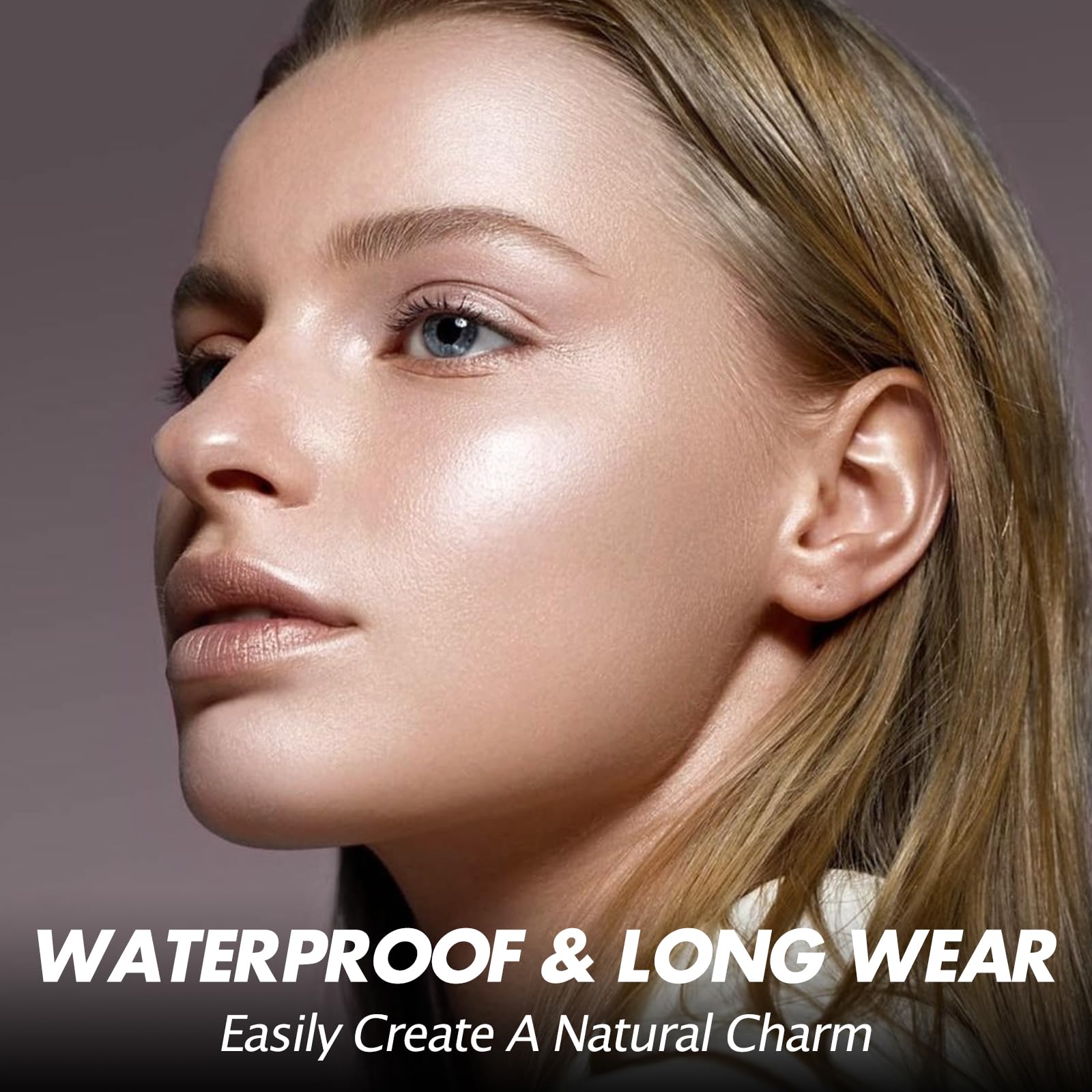 FOCALLURE Shimmer highlighter body-glow for seamless, all-over luminosity.