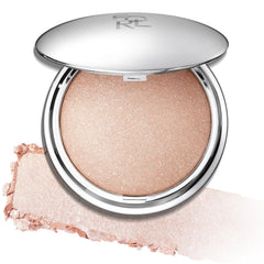 FOCALLURE Shimmer highlighter rose-gold compact for radiant cheeks.