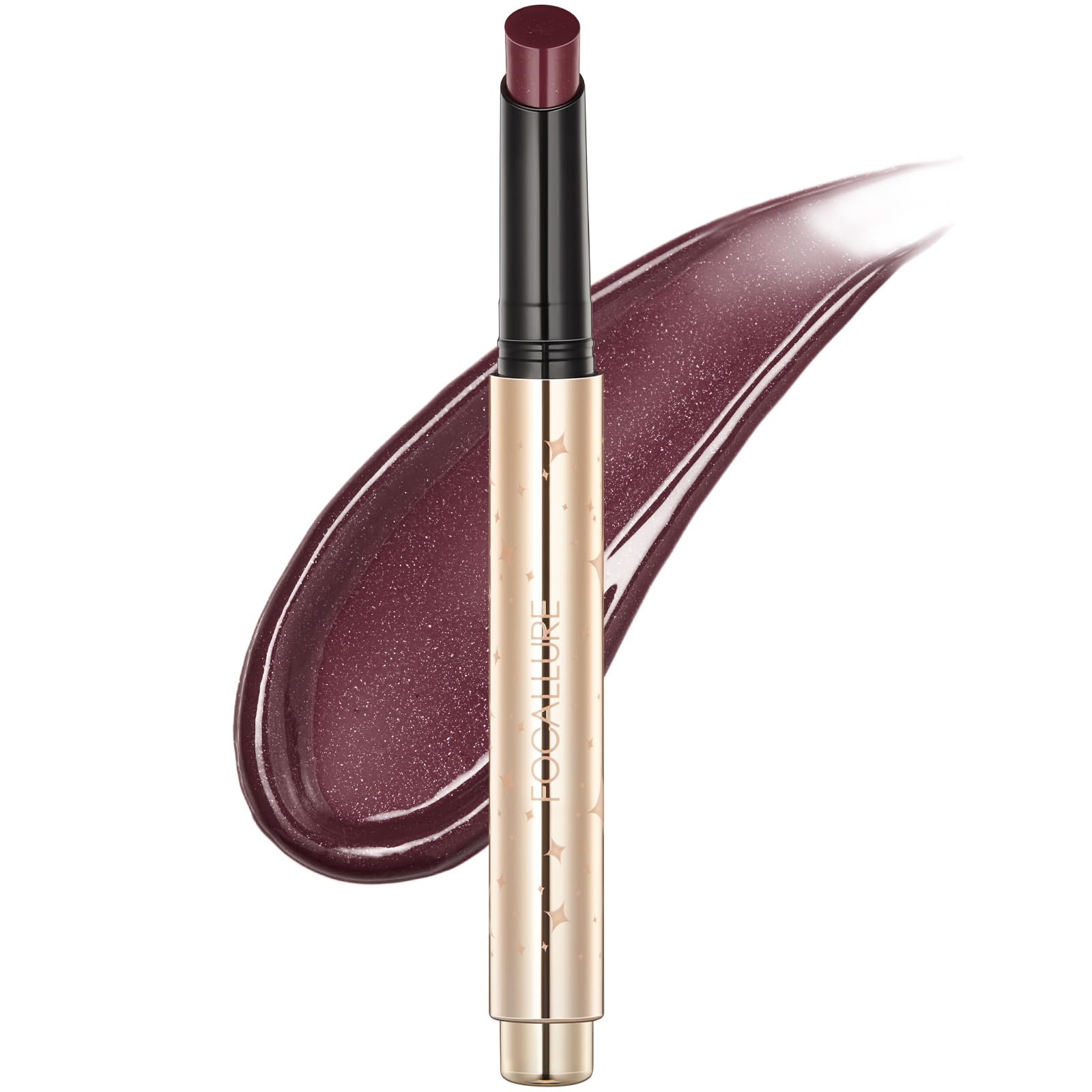 FOCALLURE Sparkling Gem Lip Plump unicorn balm delivers dazzling shine and lasting hydration.