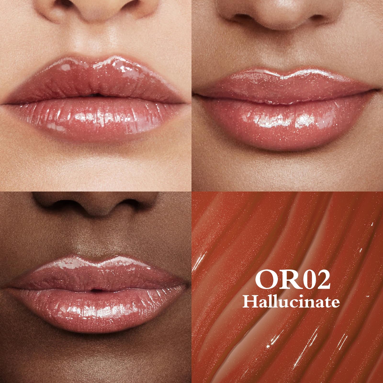 FOCALLURE Sparkling Gem Lip Plump wand shows easy, one-swipe application