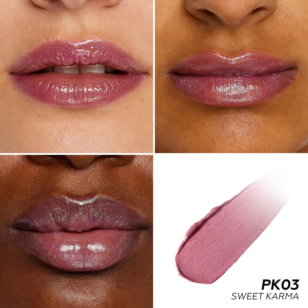 FOCALLURE lip swatch in pink demonstrates creamy texture and long-lasting color