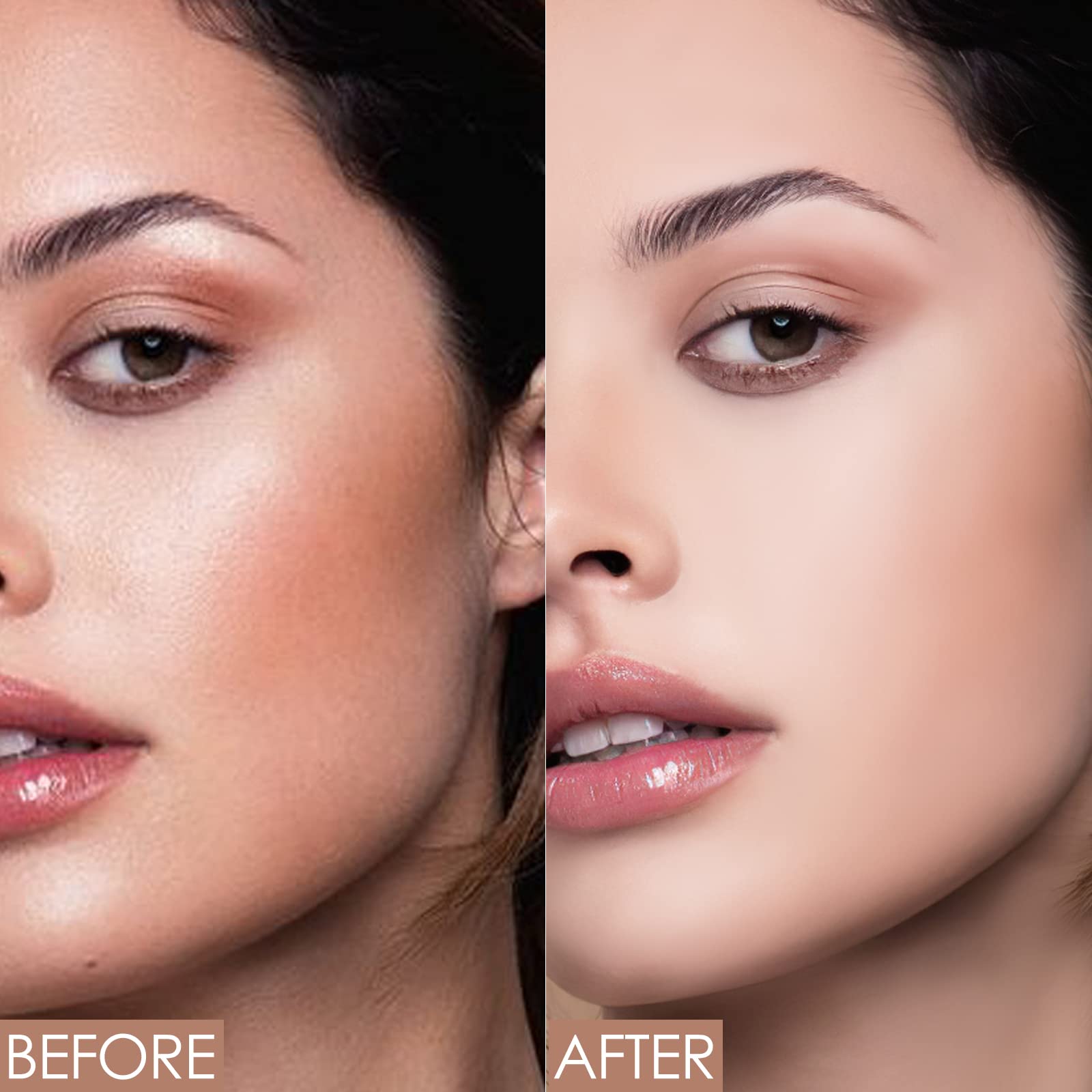 FOCALLURE Velour Powder Puff highlighting easy, even application for a seamless setting