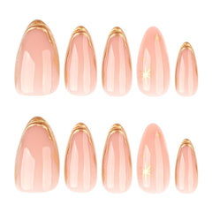 Foccna 24-piece press-on nails ready for fast at-home manicure.