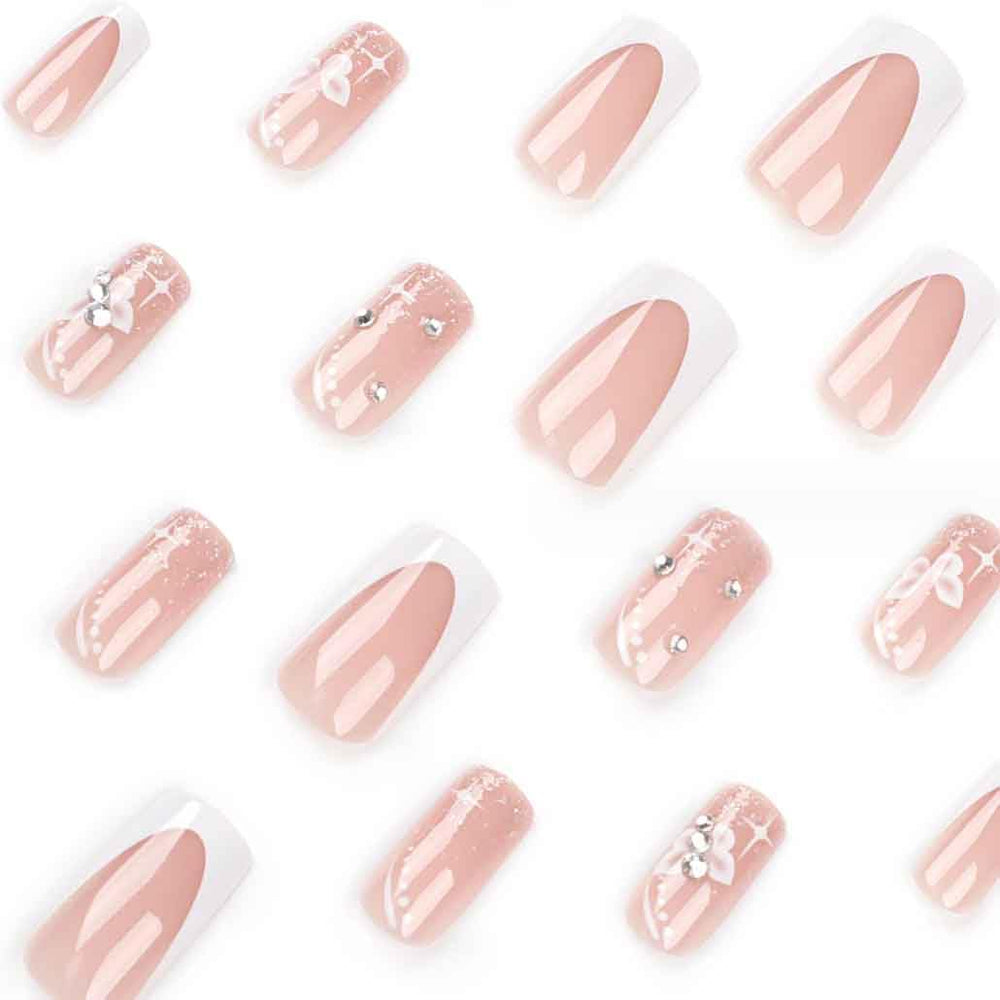 Foccna French full-cover nails for a seamless salon-style finish
