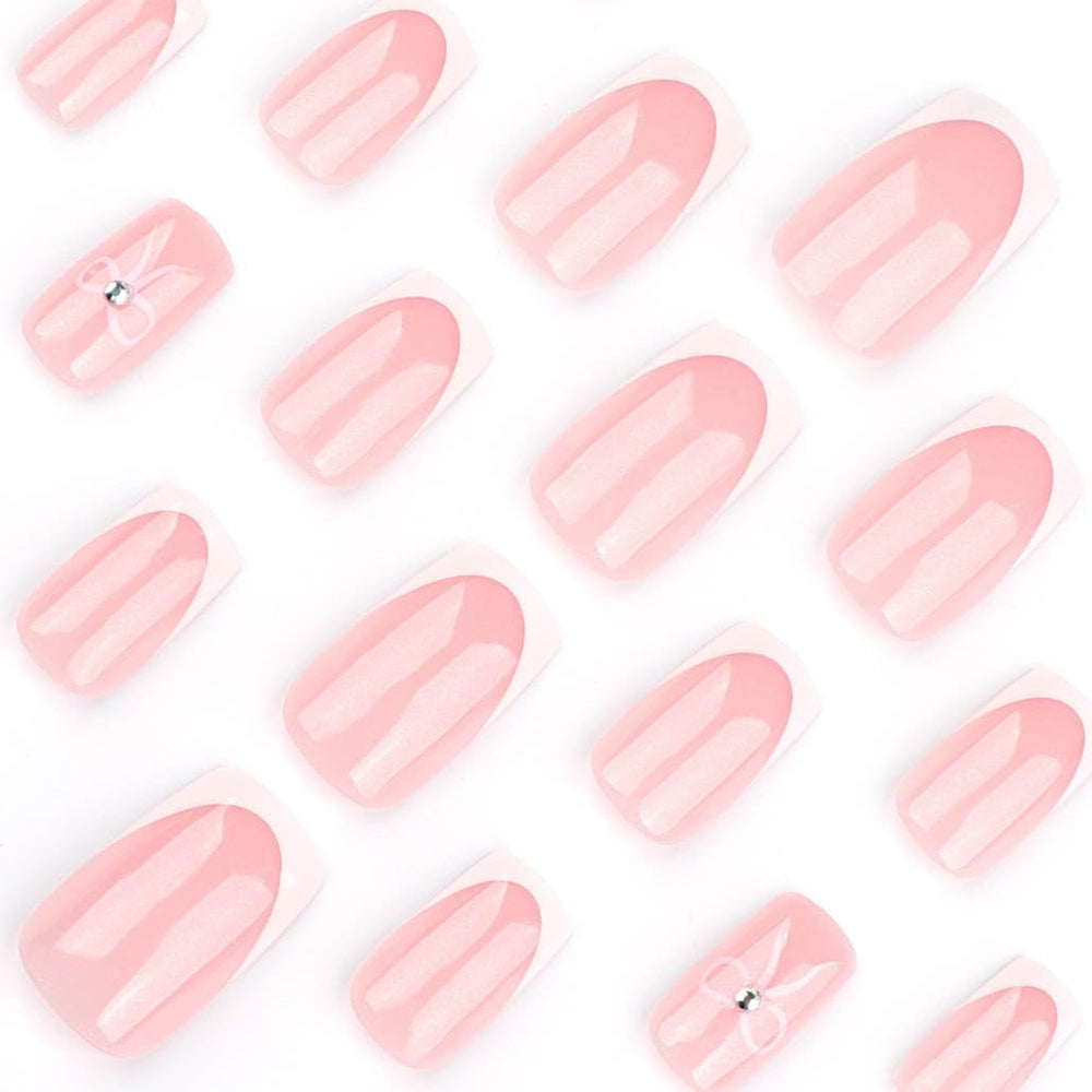Foccna pink glossy finish close-up highlighting smooth salon-like look