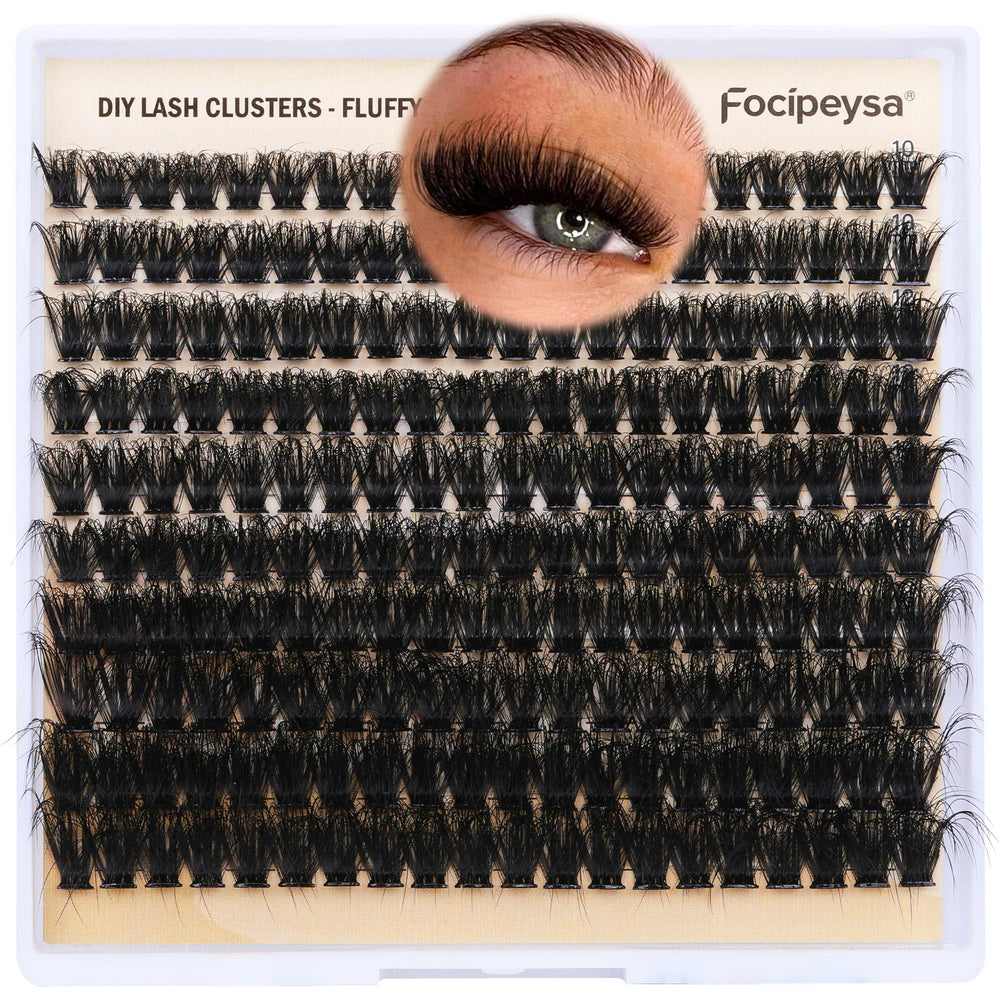 Focipeysa beginner-friendly lash clusters for DIY styling