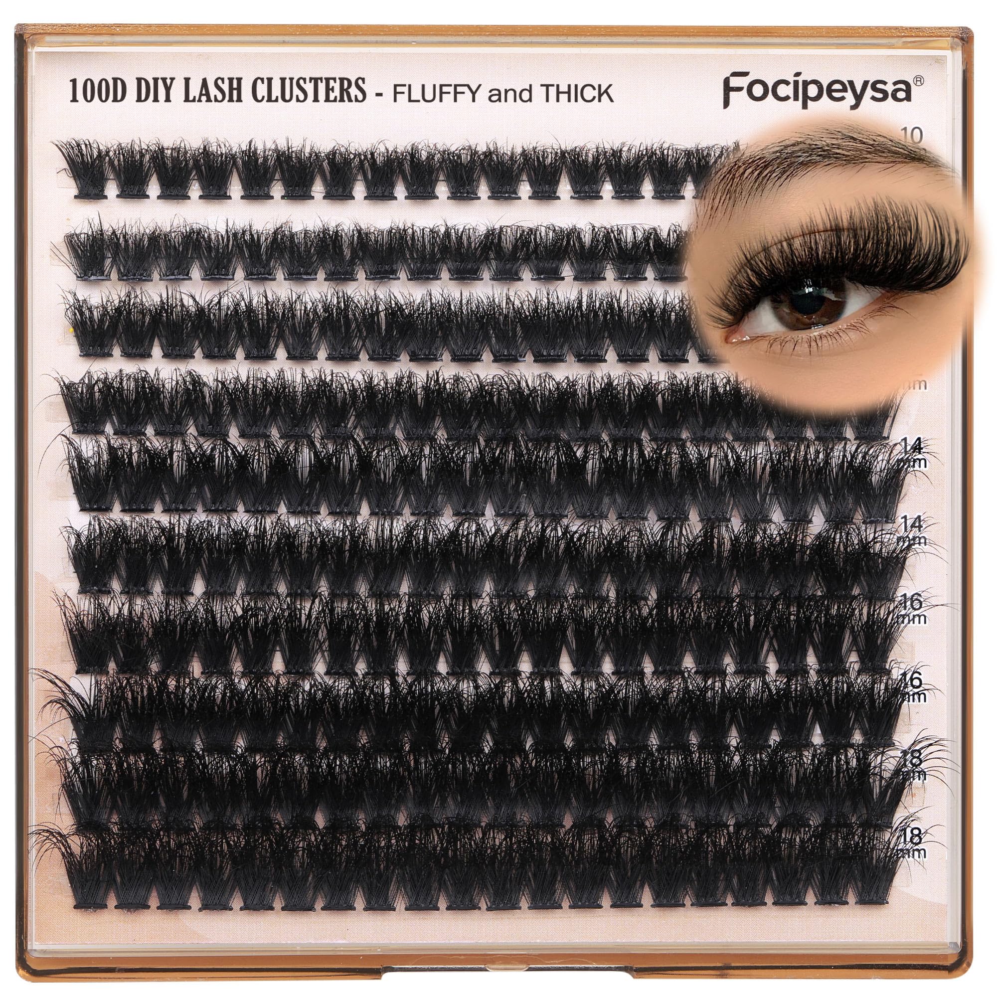 Focipeysa easy-care lashes that stay neat with proper care.