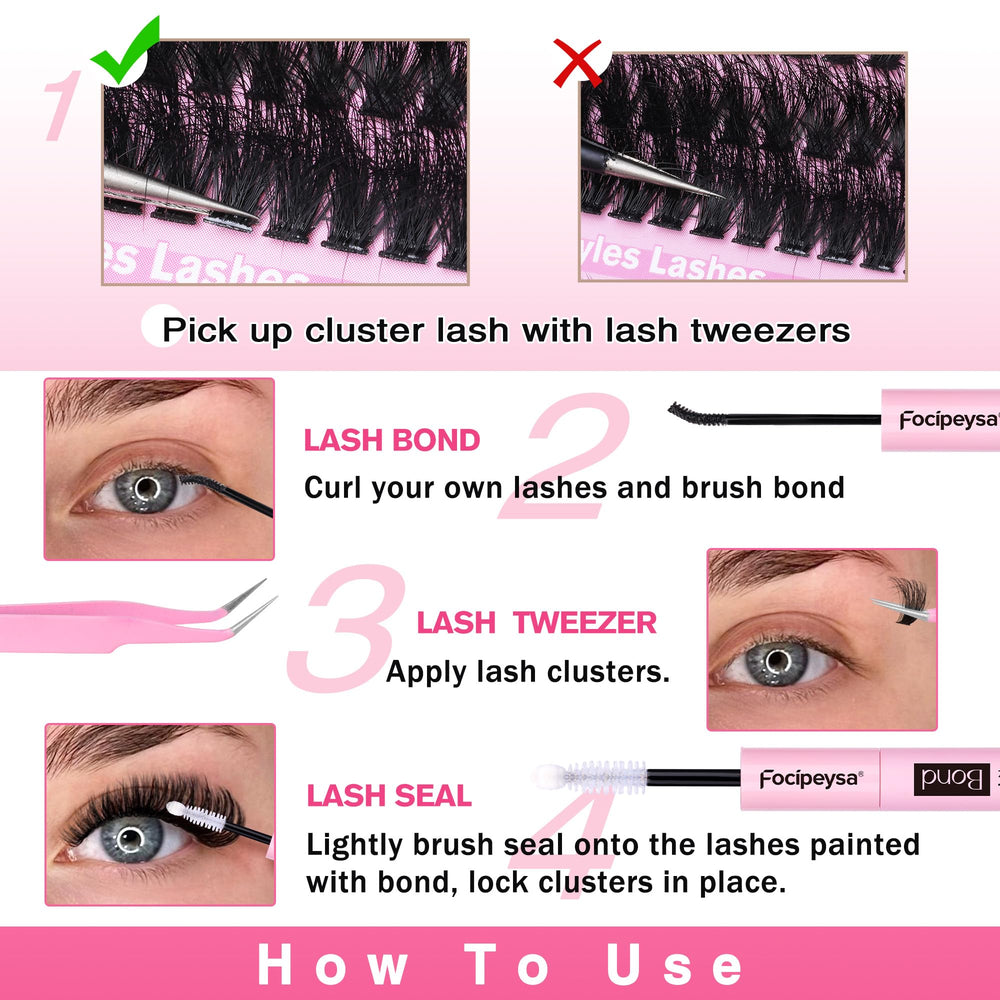 Complete kit fits in a makeup bag for convenient home use