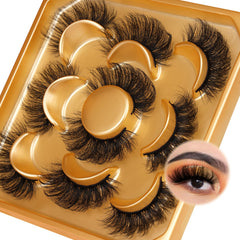 Focipeysa Fluttery lashes with dramatic curl for a bold look.