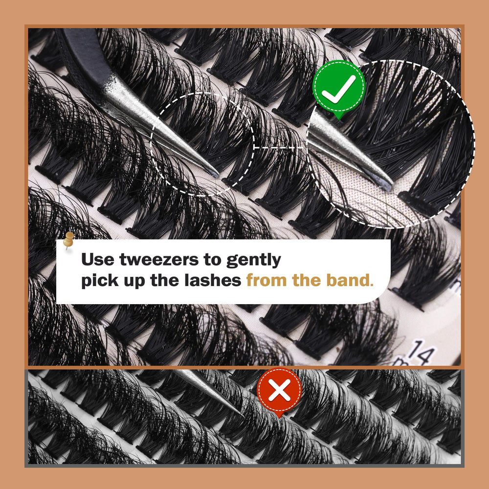 Focipeysa hypoallergenic vegan lashes for sensitive eyes.