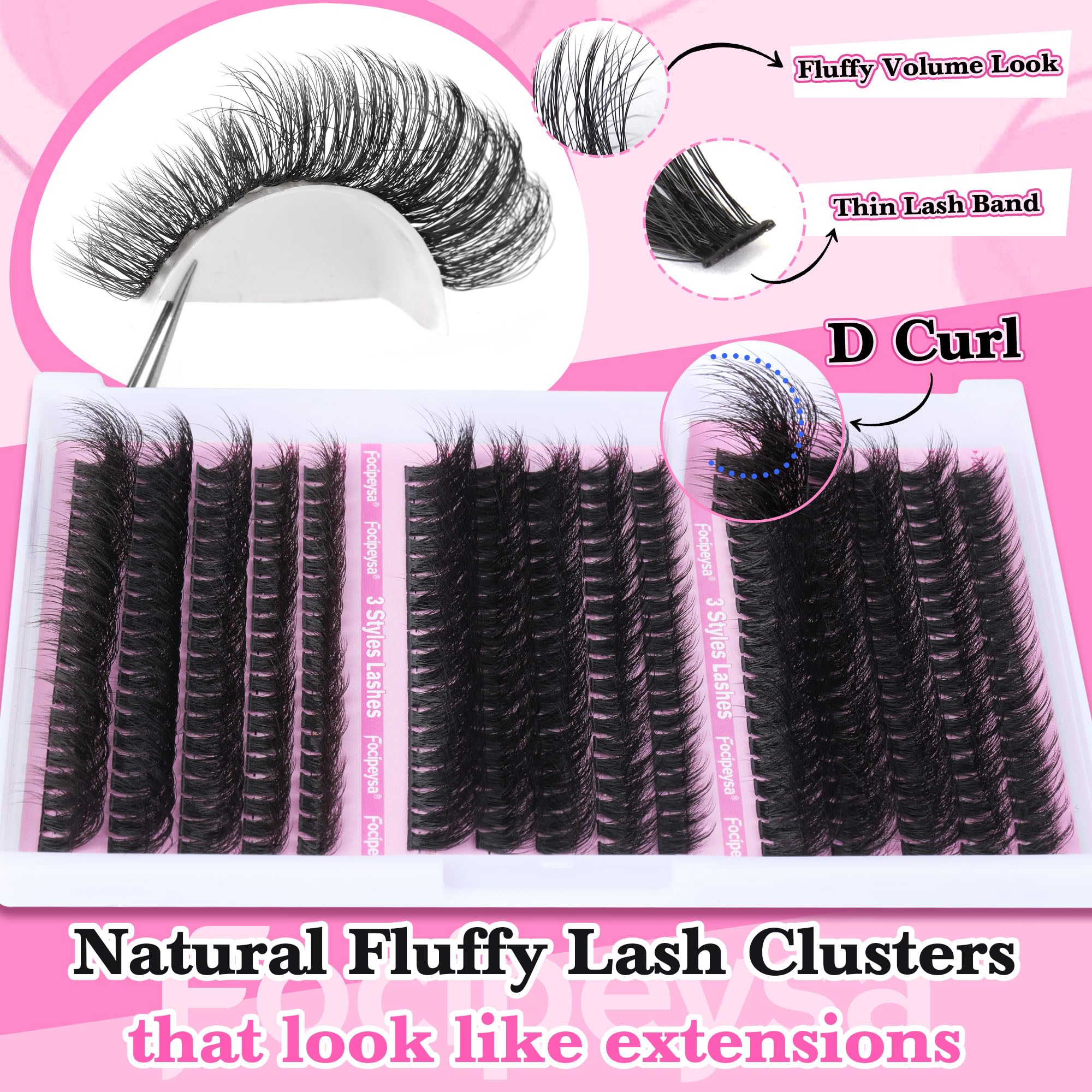 Focipeysa Lash Curler ready to lift and shape natural lashes