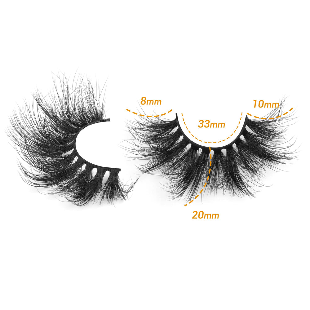 Focipeysa fluffy wispy lashes create a soft, natural look with added volume.