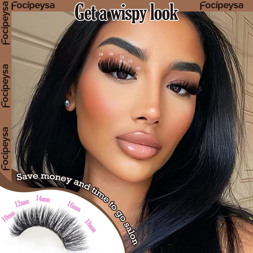 Focipeysa long-lasting, easy-care lashes with soft fibers