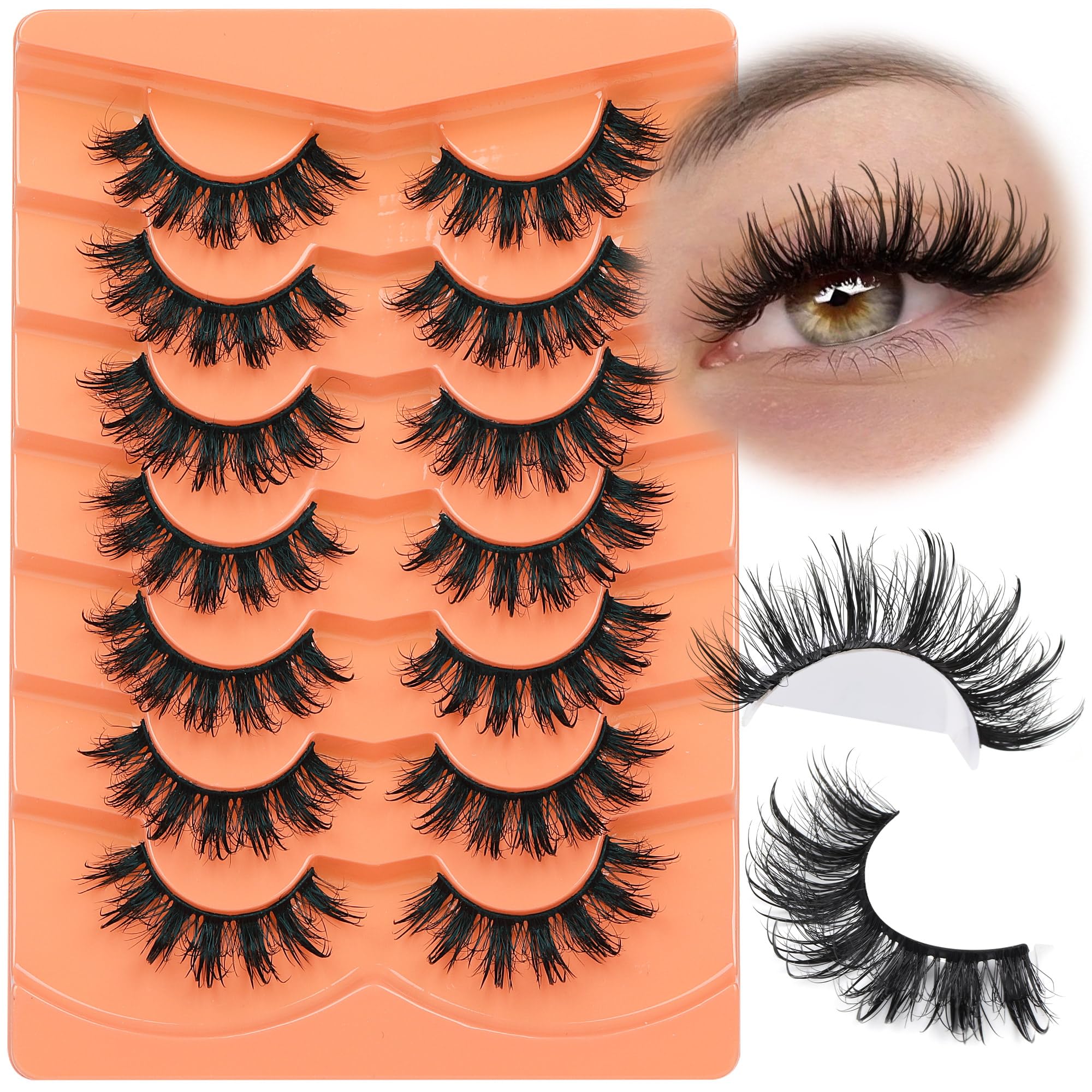 Focipeysa Manga Wispy Lash Pack highlights outer corners for larger, expressive eyes.