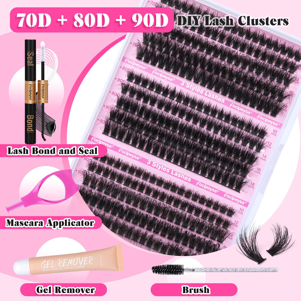Focipeysa Mascara Shield and brush kit ready to protect and style