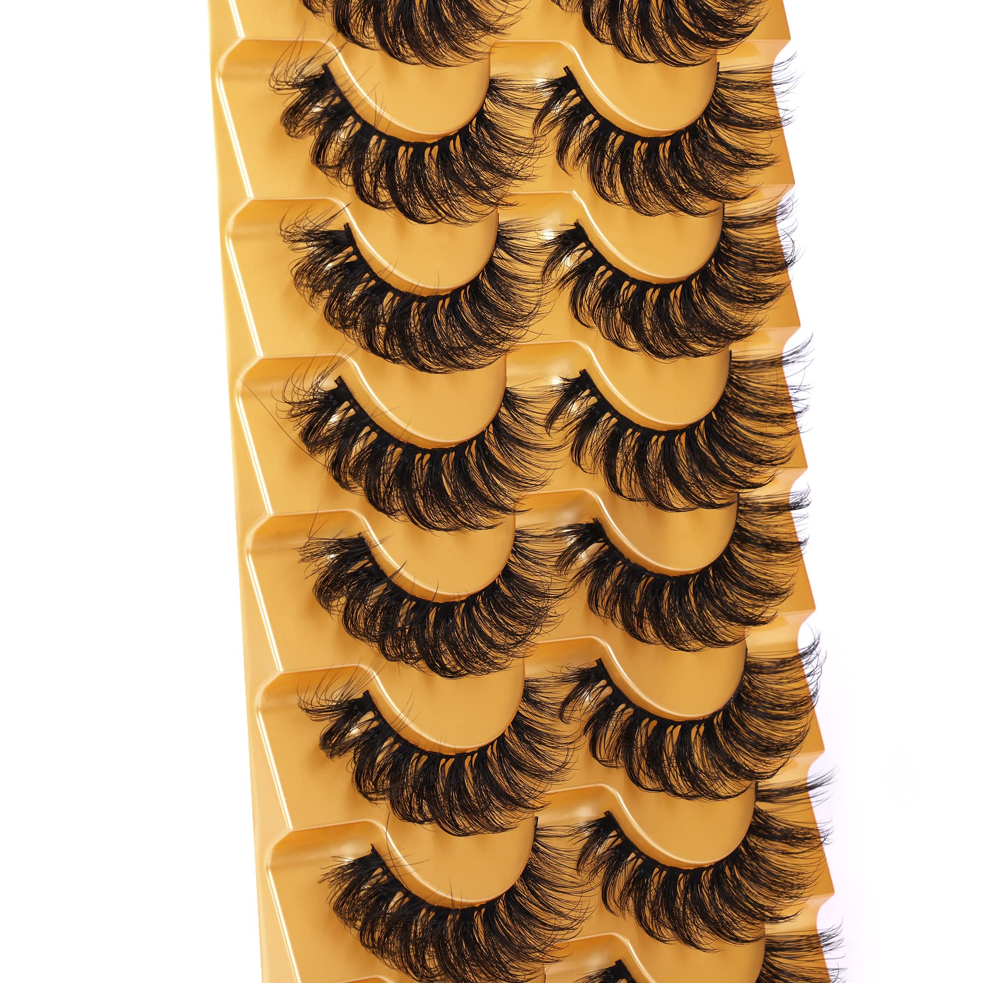 Focipeysa reusable eight-pair lashes let you enjoy multiple wears with care