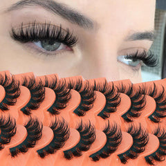 Focipeysa Volume False Eyelashes with 15mm D curl for dramatic, natural-looking enhancement.