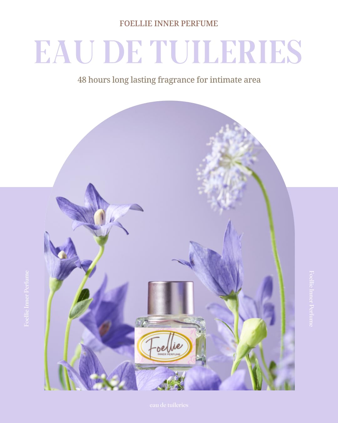 Foellie Eau de Tuileries underwear application for subtle daily scent