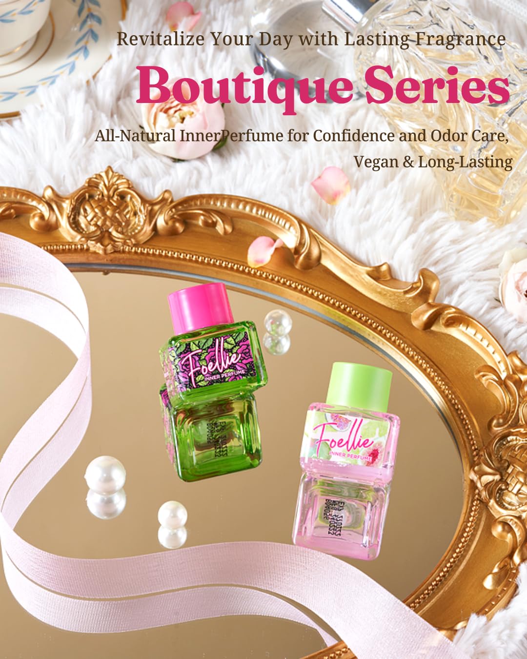 Foellie Fatale Rose inner perfume ingredients, Bulgarian Damask Rose essence.